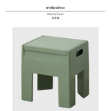 Maxbell Multi-Functional Storage Cabinet, Modern Minimalist Bedside Table & Sofa End Table, Stackable Organizer Stool, environmentally-conscious Material, JMO Vintage design for Bedroom, Living Room, Entryway Matcha Green