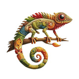 Maxbell Metal Lizard Wall Decor Decorative Hanging Decor for Patio Balcony Courtyard 30cm