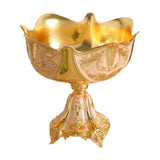 Maxbell Wedding Centerpiece Fruit Plate Fruit Bowl for Arrangement Event Living Room Gold