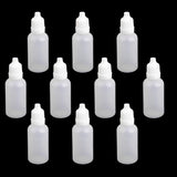 Maxbell 4x10x Empty Squeezable Dropper Bottle Screw Cap for Eye Drops Lab Liquid 20ml
