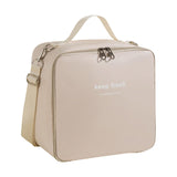 Maxbell Insulated Lunch Case Bag Leakproof Tote Food Bento Pouch for Adults Work Men White