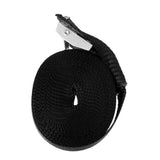 Maxbell Maxbell 300cm 25mm Kayak Canoe Tie Down Strap Pack Lash Belt Metal Buckle Black