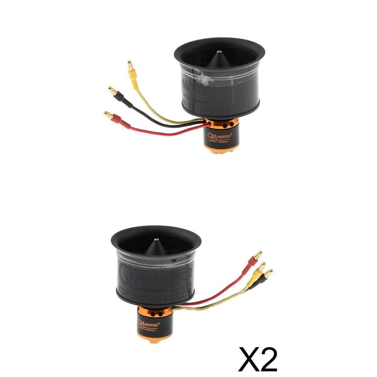 3 PCS 50mm Fan 12 Blade Brushless Motor for RC Model EDF Aircraft Accessory