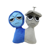 Maxbell Plush Toy Cute Soft Plush Movie Doll for Room Decor Collection Ages 3 and up Blue Grey