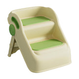 Maxbell 2 Step Stool for Kids Folding Easy to Move Home Footstool Toddler Step Stool Green