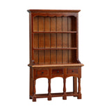 Maxbell 1/12 Dollhouse Bookcase Wood Storage Cabinet for Bedroom Living Room Hallway