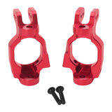 Maxbell 2Pcs RC Car C Hub Carriers Lightweight RC Vehicle Parts for 1/7 RC Car Model Red