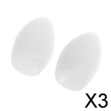 Maxbell 3x2 Pieces Floating Sbirolino Spirolino Bombarda Trout Pose Floats White 4.3g
