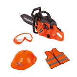 Maxbell Toy Chainsaw for Kids with Worker Vest Educational Toy Outdoor Gardening Toy Style A