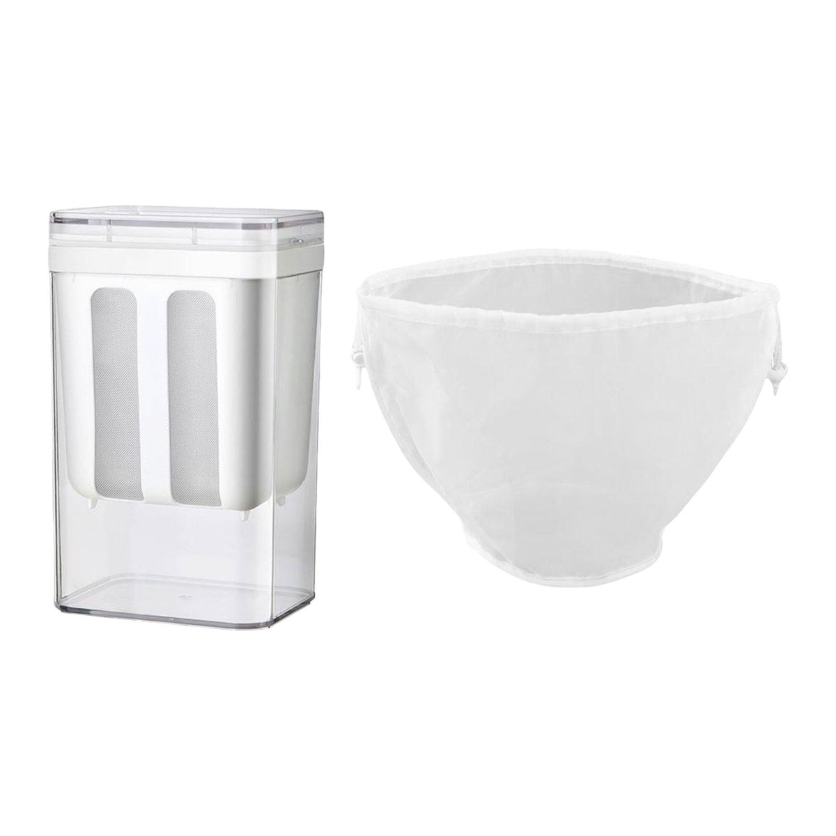 Maxbell Yogurt Maker Strainer Jar Versatile Gadget for Homemade Yogurt Dips Desserts 1100ml