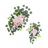 2Pcs Wedding Arch Flowers Artificial Flower for Valentines Day Holiday Party