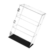 Maxbell Dustproof Storage Cabinet Desktop for Action Figure Memorabilia Collectibles Black