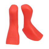 Maxbell 2Pcs Cycling Accessories Scratch Resistant Non-slip Bike Shifter Lever Cover red