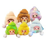 Maxbell 6Pcs Plush Doll Collection Random Creative Doll for Gift Bedroom Living Room