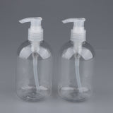 Maxbell Maxbell 2pcs Empty Cosmetic Pump Dispenser PET Plastic Bottle 350ml 350ml Clear Pump