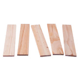 10pcs Wooden Strips Wood Sticks Pine Wood Long Sticks for Crafts 250x50x8mm
