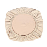 Maxbell 4PCS Jacquard Polyester Stretch Wedding Dining Chair Seat Cover Beige_M