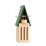 Maxbell Butterfly House with Feeder Easy to Install Versatile Wood Butterfly Shelter