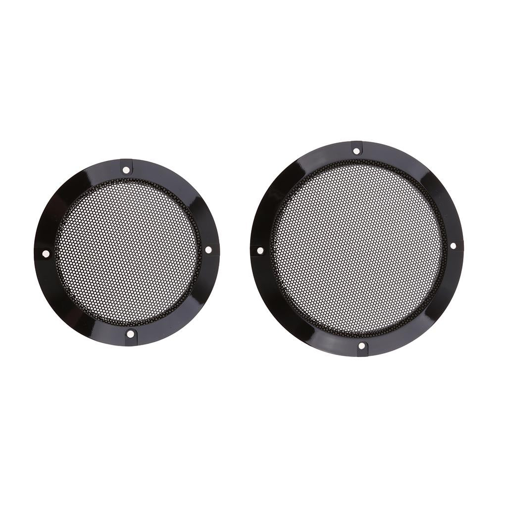 Maxbell 2 Sets Speaker Grills Cover Case with Screws 4Inch + 6.5Inch