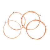 Maxbell 4x Bass String Guitar Replacing for Electric Bass Wooden Brass Acoustic Bass