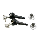 Maxbell 2pcs Metal Drive Joint Shaft for 1/28 WLtoys K969 K989 P929 RC Car Titanium