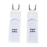 2Pcs No Buckle Elastic Belts with Hook Fashion Versatile Fits 1.5 inch Loops