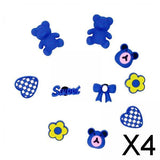 Maxbell 4xBeach Bag Charms Accessories Creative Festival Craft Reusable Handmade Decor Style B