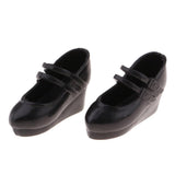 Maxbell Black Fashion Plastic Single Shoes for 12inch Blythe Takara for DOD Dollfie 1/6 BJD Doll Outfit - Aladdin Shoppers