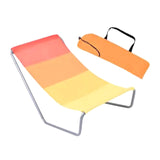 Maxbell Foldable Beach Chair Portable Non Slip Stable Lightweight Outdoor recliner Orange