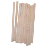 Maxbell 8x10pcs Natural Wood Sticks DIY Hobby Craft 10x10mm
