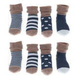 Maxbell Maxbell 4 pairs of cotton children socks 6-12Month Blue