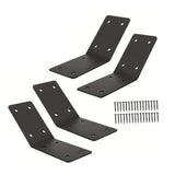 Maxbell 4 Pieces 45 Degree Angle Brackets Corner Brace Support for Garden Shed Decks