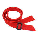 Maxbell Women Woolen Overcoat Waist Belt Wide Waist Belt for Commuting Travel Red