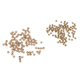 Maxbell 200pcs Fly Tying Head Beads Fly Fishing Nymph Head Ball Beads 2.8mm 2.3mm