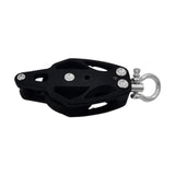Maxbell Lifting Pulley Smooth Bearing Deck Rigging Pulley Block for Yacht Boat Kayak 100mmx50mm