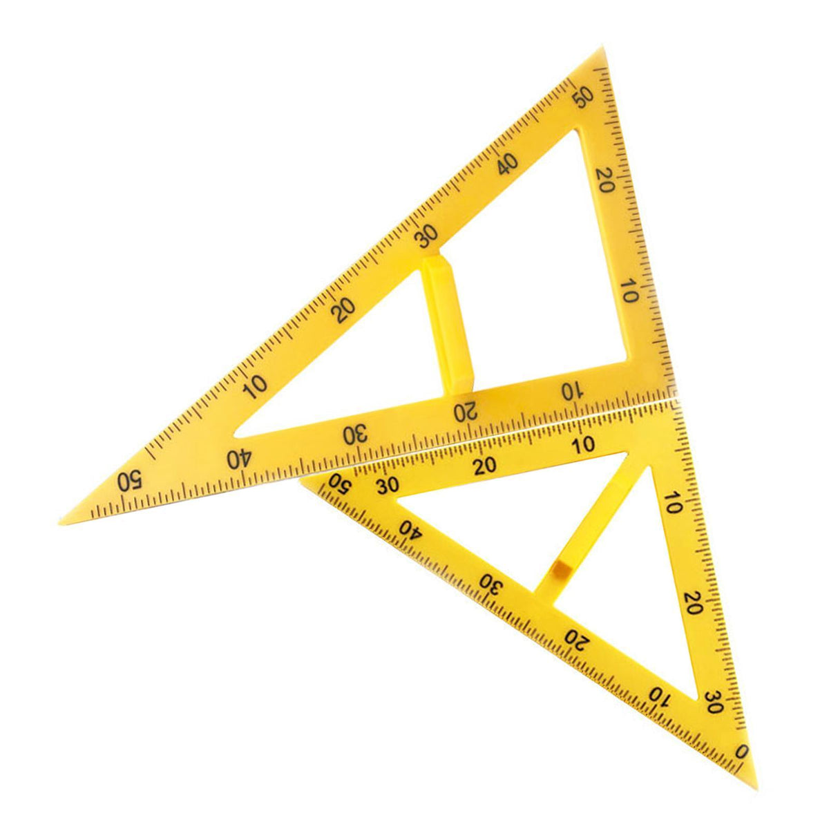 Maxbell 2x Math Geometry Ruler Triangle Large Number for School Teachers Black Board