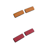 Maxbell Rectangle Reflectors Universal for Motorcycle ATV Dirt Bike Scooter