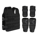 Maxbell Weighted Vest Empty Breathable Heavy Duty Weight Vest for Running Cardio Set