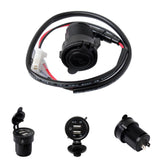 Maxbell Dual USB Port Car Charger Adapter & 23.6" Data Cable for Cellphone Pad