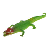 Maxbell Maxbell Simulation Animal Model - Rubber Crocodile Model Figures Kids Gift Joke Props Green