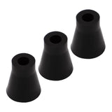 Maxbell 3 Pieces Drum Feet Slipcover Drum Hardware Replacement Percussion Instrument Style C
