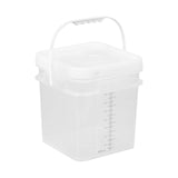 Maxbell Paint Bucket Sealing Leakproof Paint Pail with Handle for BBQ Outdoor Indoor 10 L
