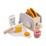 Maxbell Bread Set Kitchen Pretend Game Playset for Kids Preschool Girls Boys