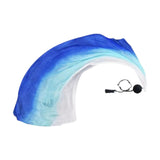 Maxbell Belly Dance Poi Ball and Scarf Set Portable for Halloween Events Fancy Dress White Blue Dark Blue