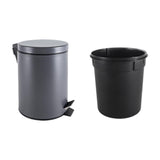 Maxbell Trash Can with Step Pedal Simple Garbage Can for Bedroom Kitchen Room 12L