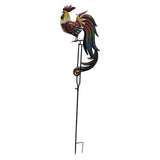 Maxbell Animal Rocker Garden Stake Entryway Porch Yard Lover Gift Farm Art Sculpture Chick 31x12x146cm