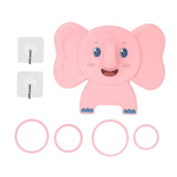 Maxbell Maxbell Elephant Ring Toss Toy for Kids Party Games Indoor Outdoor Throwing Ring Pink