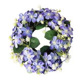 Maxbell Artificial Front Door Wreath Centerpieces Gift Decor for Window Home Wedding violet