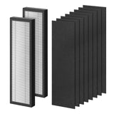 Maxbell HEPA Replacement Purifier Spare Parts Easy Installation Air Purifier Cleaner 2pcs Black