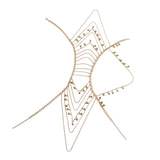 Maxbell Shoulder Chain Fashion Lightweight Necklace Chain for Beach Cosplay Festival